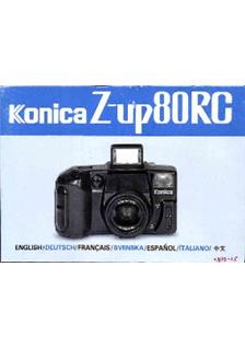 Konica Z-up 80 RC Printed Manual